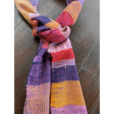 細ながぁ～い手織り布