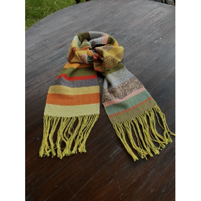 手織りマフラー(世界でたった1枚)