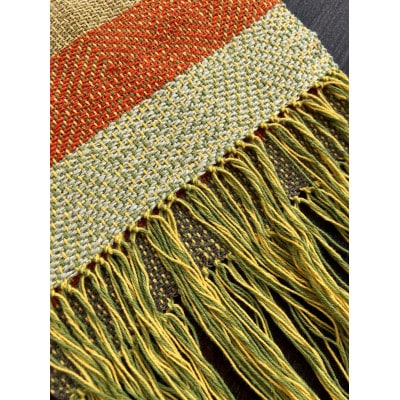 手織りマフラー(世界でたった1枚)