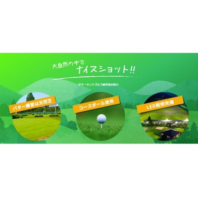 東京サマーランド ゴルフ練習場 ご招待券