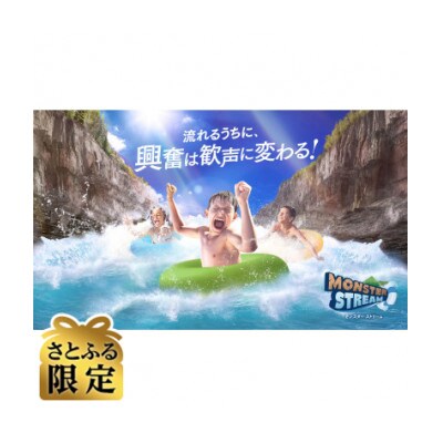 【さとふる限定】東京サマーランド 1Dayパス ご招待券 4枚