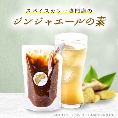 【スパイスカレー専門店/山のスパイス】　自家製ジンジャーエールの素