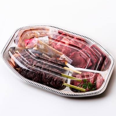 くじら焼肉三昧セット(バーベキューセット590g+ハラミ肉150g)