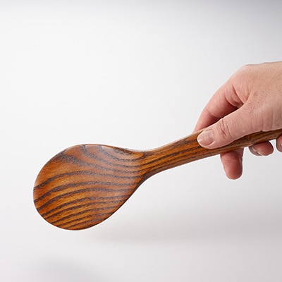 拭き漆　しゃもじ【家具職人手作り】