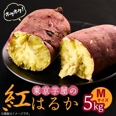 東京都産サツマイモ5kg(紅はるか)Mサイズ