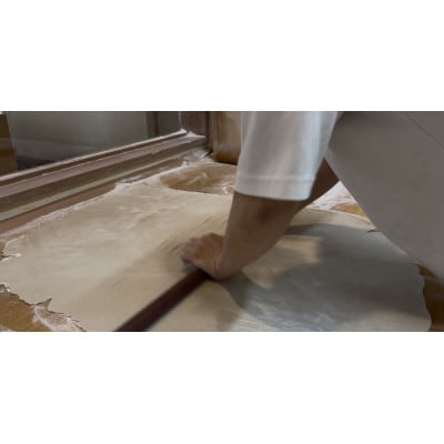 【年越しそば 先行受付・12月中旬発送】手打ち生そば《2食》つゆ・ゆで方レシピ付き(冷凍)