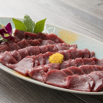 【毎月定期便】国産 上赤身馬刺し 400g(八代市)全3回