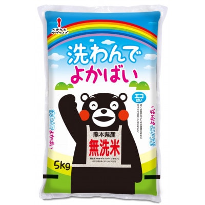 水の都熊本のお米　とがずに炊けます簡単・便利　無洗米　洗わんでよかばい5kg×2袋
