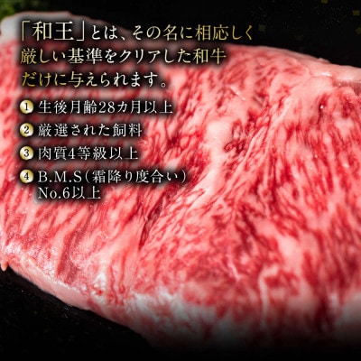 極和王シリーズ くまもと黒毛和牛 サーロインステーキ 330g 熊本県産