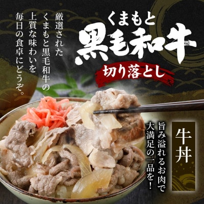 【訳あり】くまもと黒毛和牛 切り落とし 1.2kg