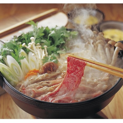 【毎月定期便】【GI認証】くまもとあか牛　すき焼き用　400g(八代市)全3回