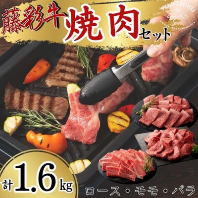 フジチク藤彩牛焼肉セット 合計約1.6kg(八代市)