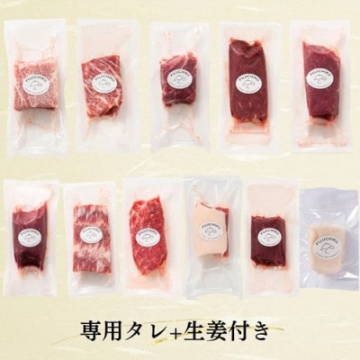 フジチク 熊本特産!希少部位を含む贅沢馬刺しセット 合計約850g(八代市)