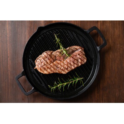 【毎月定期便】くまもと黒毛和牛ミスジステーキ　約300g(100g×3p)(八代市)全12回