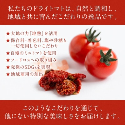 野菜ソムリエ岡田健志郎 地熱ドライトマト 30g×2袋 熊本県八代市【トマリエ農園】