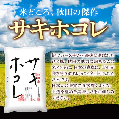 サキホコレ【白米】秋田県産 5kg(5kg×1袋)|25_zna-020501h