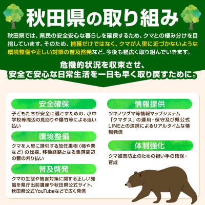 【先行受付】熊肉 1kg 冷凍 秋田県産|25_ais-011001