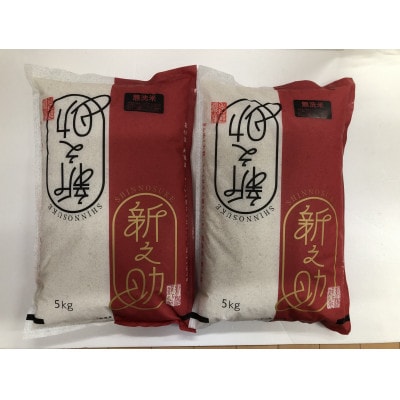 柏崎産　新之助　無洗米　10kg(5kg×2袋)