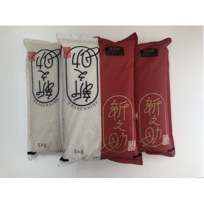 柏崎産　新之助　無洗米　15kg(5kg×3袋)