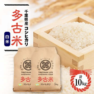 令和6年産　たこまいらいふ萩原農場の多古米コシヒカリ(精米)10kg