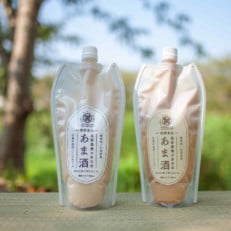 たこまいらいふ萩原農場の多古米あま酒飲み比べセット(白米)500ml×2本・(玄米)500ml×2本