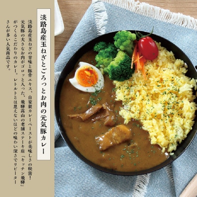 元気豚カレー2種セット(元気豚カレー 5P、キーマカレー 5P　計10食分)【保存食・備蓄・ギフト】