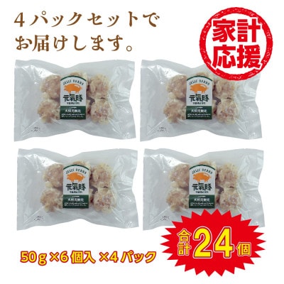 元気豚　大粒肉焼売　4パックセット