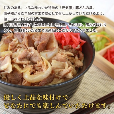 千葉県産 元気豚 豚丼の具 小分け 135g×20食
