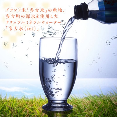 【毎月定期便】お米の町の天然水　多古水(sui)500ml　計96本(48本×2回)全2回