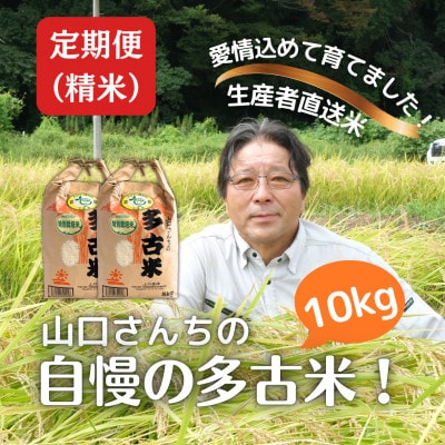 【毎月定期便】山口さんちの多古米コシヒカリ(精米)10kg全6回