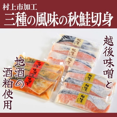 永徳 鮭乃蔵 秋鮭の漬け魚 3種 (9切) 1007008