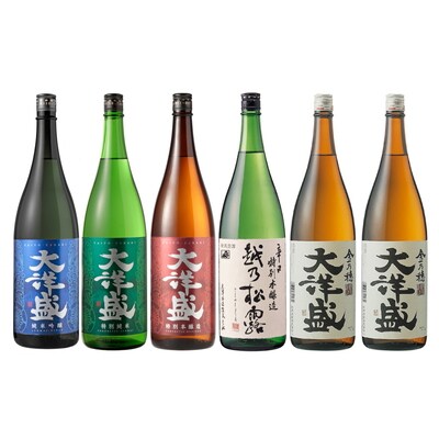 大洋盛セットN 地酒飲み比べ1.8L一升瓶)×6本セット    D4052