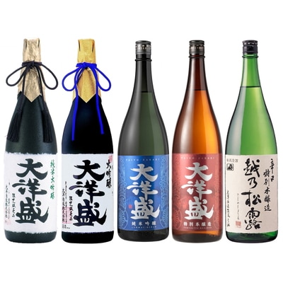 大洋盛セットR(一升瓶飲み比べ5本セット) E4040