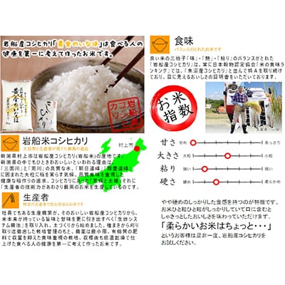【毎月定期便】自然豊かな風土が育んだ岩船産コシヒカリ5kg　全10回