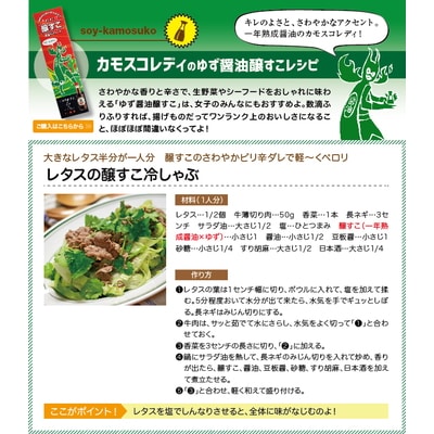 新感覚調味料「醸すこ(KAMOSCO・カモスコ)60ml」2種類×3本セット A4193