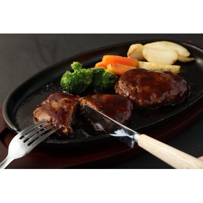 村上牛ステーキハンバーグ　約600g(1ヶ約100g×6ヶ入+デミグラスソース付)