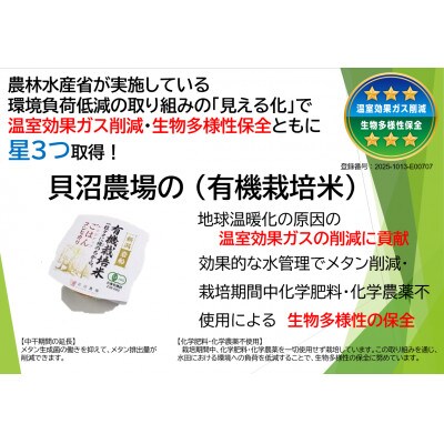 有機栽培米コシヒカリのパックごはん(150g×12個)　オーガニック 1067058