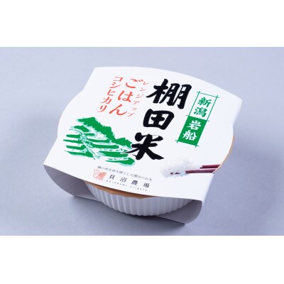 【毎月定期便】棚田米コシヒカリのパックごはん(150g×20個)全2回