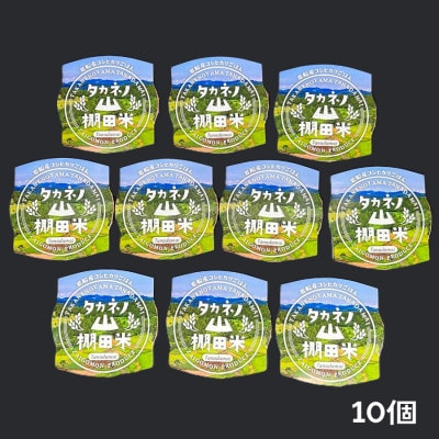 新潟県村上市岩船産　棚田米コシヒカリパックご飯150g×10個　1011001