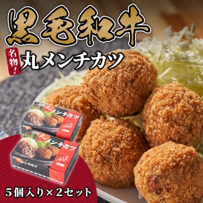名店「吉祥寺さとう」で修行した名物丸メンチカツ 10個 (5個×2パック) 1個約90g 調理済