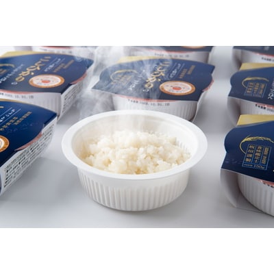 【毎月定期便】簡単便利! ちょっと贅沢なコシヒカリパックご飯(12パック)【新潟県岩船産】全12回