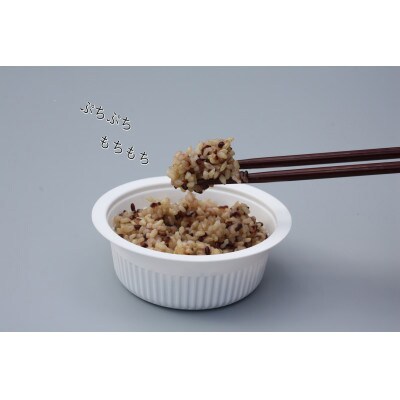 【毎月定期便】【お手軽玄米】くろまい&げんまい　パックご飯　150g×12個入り全6回