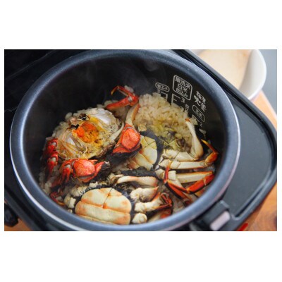 【数量限定】天然活きモクズガニ 約1kg(6～10匹、オス・メス混合)ネットに入れてお届け
