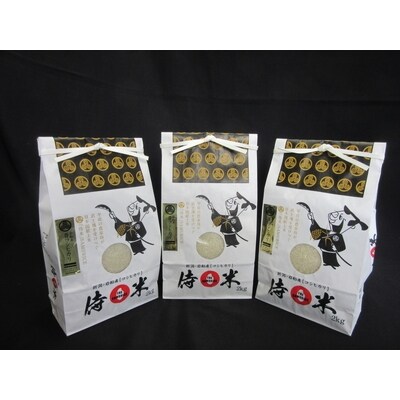 【毎月定期便】新潟県岩船産コシヒカリ【侍米】6kg(精米2kg×3個セット)全6回