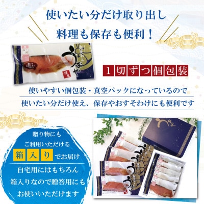 【数量限定】越後村上うおや 天然サクラマスの塩引き 切り身 10切(約650g～700g)