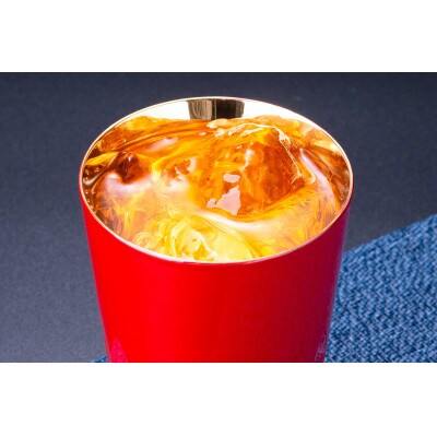 漆塗り ステンレス タンブラー【朱】260ml　1071004