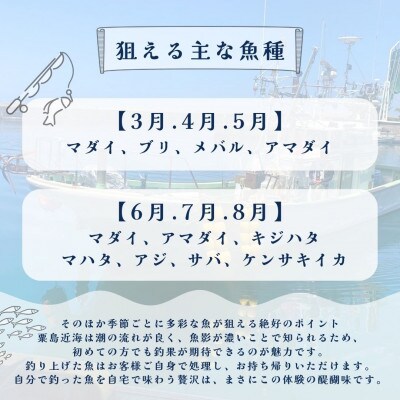 日本海・寝屋漁港発 貸し切り釣り船体験(最大10名まで乗船可・竿、リール3 セット付)1079010