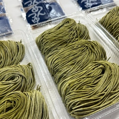 新潟県村上市産　茶そば9人前セット計990g(110g×3玉×3セット)そばつゆ付き　1092002