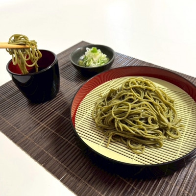 新潟県村上市産　茶そば9人前セット計990g(110g×3玉×3セット)そばつゆ付き　1092002