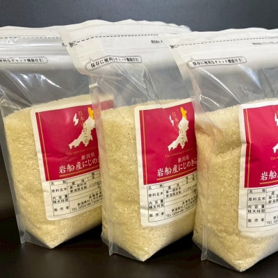【新米受付・令和8年産米】新潟県村上市岩船産 にじのきらめき6kg(2kg×3袋)1099002N